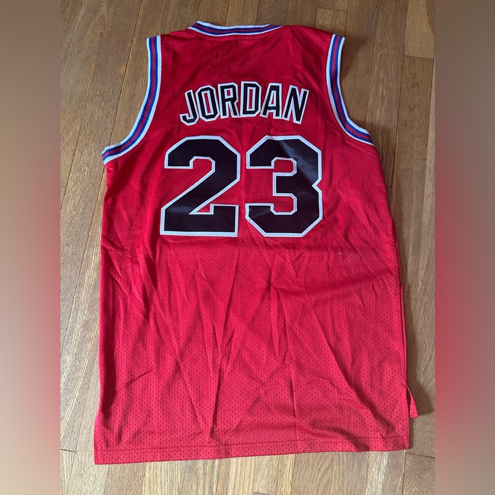 Red Jordan 23 Basketball Jersey